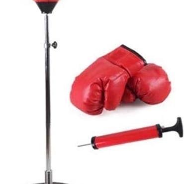 SKY LAND Punching Bag with Stand, Boxing Bag for Kids and Amateur - Height Adjustable - Speed Bag - Great for MMA Training, Boxing Equipment, Workout Equipment, Stress Relief & Fitness-EM-1846