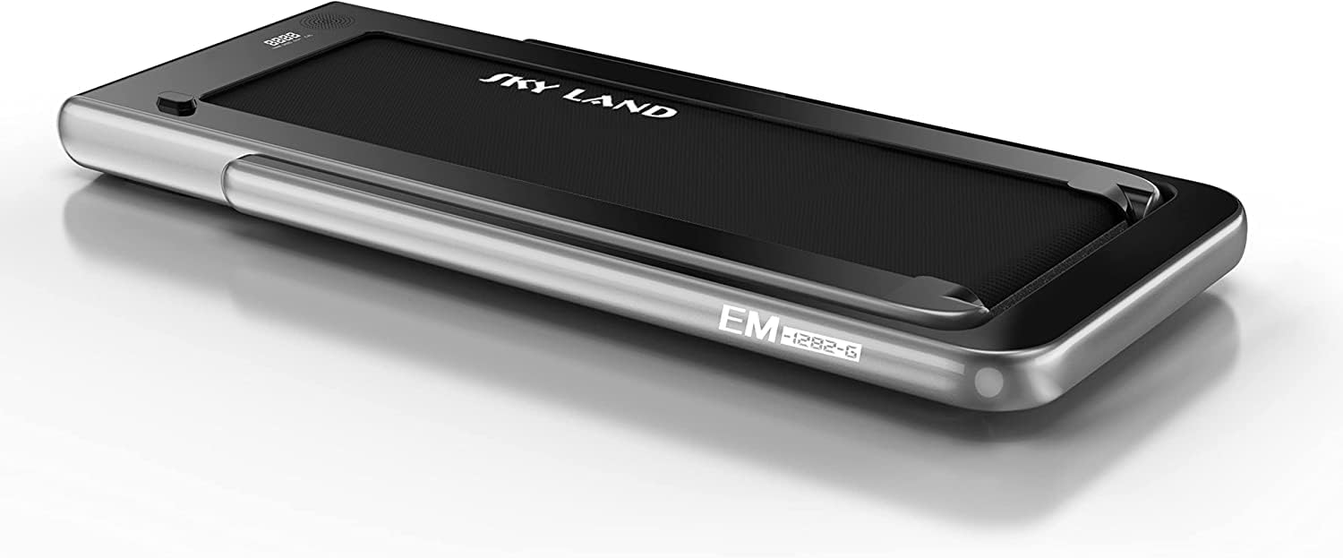 2-in-1 Walking Pad & Foldable Treadmill | 2.25 HP Motor, Auto Speed, Bluetooth Speaker, LED Display | Compact Home & Office Running Machine EM-1282-G - Image 3