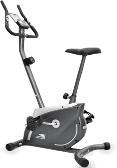 Magnetic Upright Exercise Bike for Home ?C Indoor Cycling Cardio Machine with Adjustable Resistance, Digital Monitor, Heavy Duty Frame, Fitness Bike for Weight Loss & Daily Workouts EM-1555