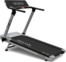Foldable Treadmill, 4HP Peak Motor, 28-Level Auto Incline, Max Speed 14.8 KM/H, Bluetooth, Shock Absorption, ZWIFT App, LED Display, 120KG Capacity Running Machine for Home Gym EM-1291