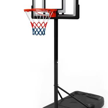 SKY LAND Adjustable Kids Basketball Hoop Set EM-1884 | Height 1.08m to 2.10m | 38cm Steel Rim, Fillable Base, PE+PET Backboard | Indoor & Outdoor Sports Game for Boys & Youth