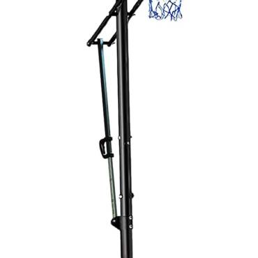 SKY LAND Basketball Hoop Stand - Adjustable Basketball Goal System 08-10 FT, 44" Shatterproof Backboard, Indoor/Outdoor Portable Basketball Stand with Wheels for Adults & Teens | EM-1878