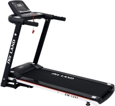 Treadmill 4 HP Peak Motor | Compact Foldable Running Machine for Home Use with FitShow App, Bluetooth Connectivity, Black EM-1257