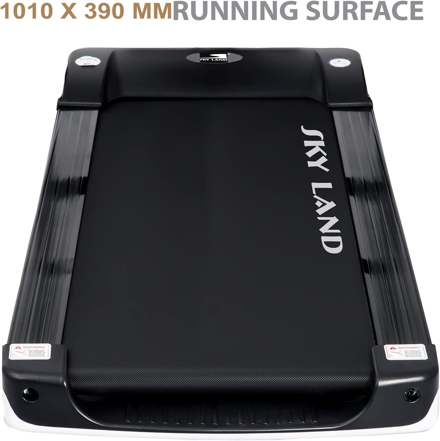 Foldable Treadmill | 4 HP Peak Motor Compact Running Machine with Massager, Sit Up Bar & Dumbbells | Home Use Black Treadmill EM-1258 - Image 5