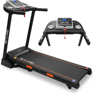 Treadmill Compact & Versatile with Built-In Bluetooth Speaker/Foldable Electric Running Machine for home and Office/Automatic Incline/Durable Belt for Safe Workouts-EM-1297