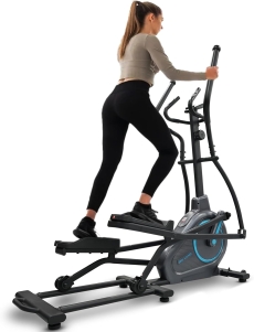 Elliptical Cross Trainer | 10-Level Magnetic Resistance | 6kg 2-Way Flywheel | FS App Support | 17'' Stride Length | Max User Weight 110kg | Digital Console, Elliptical Bike EM-1569