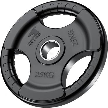 SKY LAND Olympic Weight Plate - 25kg Rubber Coated Cast Iron (EM-9264-25)