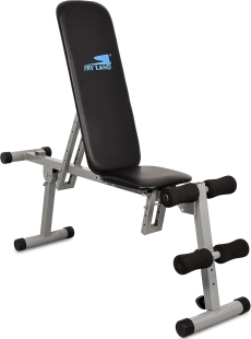 SKY LAND Adjustable Sit-Up Bench, Heavy-Duty Steel Frame, Multi-Angle Positions, Foldable Decline & Incline Workout Bench for Abs, Core, Strength Training & Home Gym Equipment EM-1525