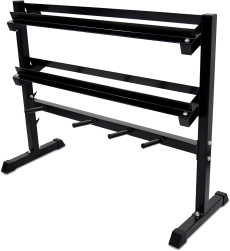 SKY LAND Weight Rack Multiple Weights Storage Rack For Dumbbells, Barbells, And Weight Plates Em 9226, Black