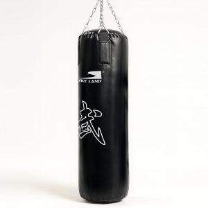 SKY LAND Boxing Bag | Punching Bag Heavy Duty PU Leather Hanging Bag With a Wall Mount Hanger For MMA Kickboxing Boxing Karate Muay Thai Home Gym For Adults & Youth, EM-1876