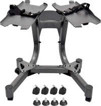 Skyland Em-9262 Unisex Adult Dumbbells Stand With Wheels - Grey, 65 L X 49 W X 63 H cm