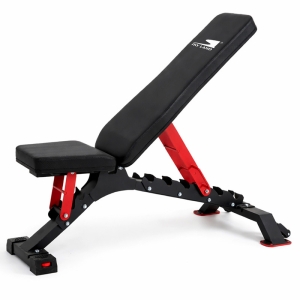 SKY LAND Commercial Grade Adjustable Weight Bench 200KG Capacity – Heavy Duty Strength Training Equipment for Home Gym, Bodybuilding & Fitness | Multi-Position Incline Flat Decline Workout Bench