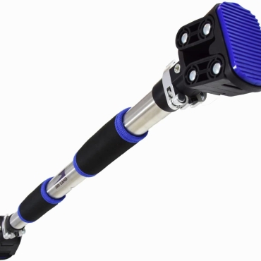 SKY LAND Adjustable Doorway Pull Up Bar & Chin Up Bar for Home Gym | Upper Body Workout Equipment with Locking Mechanism, Anti-Slip Grip & Easy Installation | EM-1866 (92–124cm)