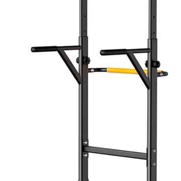 SKY LAND Power Tower, Multi-Function Home Gym Workout Station for Pull-Ups, Dips, Push-Ups & Leg Raises, Height Adjustable 163–213cm, Heavy-Duty Steel Frame, 100 KG Capacity EM-1841-S