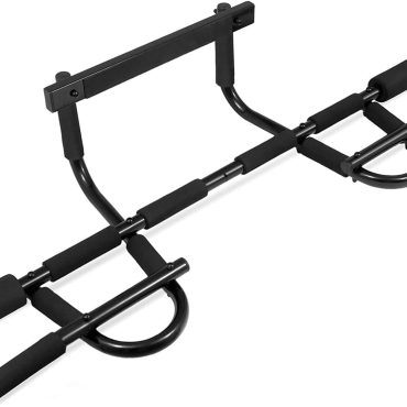 SKY LAND EM-1809-B Door Gym Pull Up Bar for Home Workout, Multi Grip Horizontal Door Bar for Chin Ups, Push Ups & Core Training, No Screw Fitness Exercise Equipment for Upper Body Strength