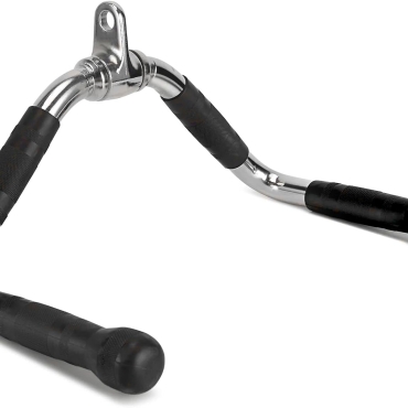 SKY LAND Multi Exercise Lat Pull Bar for Cable Machine Attachment, Heavy Duty Chrome Tricep Pushdown & Curl Bar with Rotating Grip, Strength Training Handle for Gym, Home Workout, Bodybuilding & Weightlifting Equipment UAE