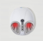 Foot Massager with Heat, Shiatsu Deep Kneading, Air Compression, Rolling, Scraping, Reflexology ?C Electric Foot Massager machine for Home Use, Fits Up to Size 12.5 ?C EM-2194 White Gray