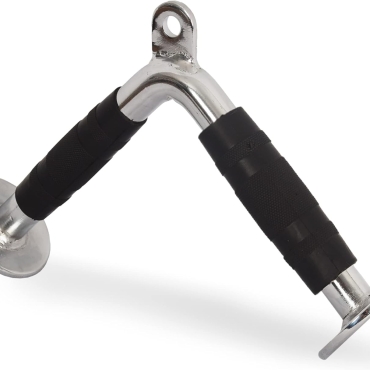 SKY LAND V Bar Lat Pull Bar for Cable Machine Attachment, Heavy Duty Chrome Tricep Pushdown & Row Handle with Rubber Grip, Strength Training Accessory for Gym, Home Workout, Bodybuilding & Weightlifting Equipment UAE