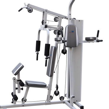 GM-1823 2-Station Home Gym | 145LB Weight Stack & Power Tower