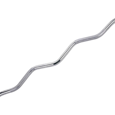 SKY LAND Weight Lift Bar EZ Curl 1.2M Zig Zag Barbell with Knurled Grip & Star Lock Collars | Solid Steel Workout Bar for Arm Training, Strength Training, Bodybuilding & Home Gym Fitness EM-9253Zip