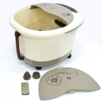 Foot Massage Spa Bath with Heat, Remote Control, Temperature Control, Bubbles, Timer, Massage Roller Pedicure Foot Spa Tub Foot Soaker for Soothe & Relax Tired Feet, Em-2165