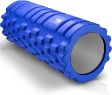 SKY LAND FITNESS Grid Foam Roller - Blue, High-Density EVA Foam Roller for Deep Tissue Massage, Muscle Recovery, and Pain Relief - Ideal for Yoga, Pilates, Exercise, and Physical Therapy
