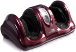 Foot Massager Machine Shiatsu Foot Massager, Therapeutic Reflexology Kneading and Rolling for Feet, Ankle, High-Intensity Rollers, Remote Control- EM-2158, Maroon