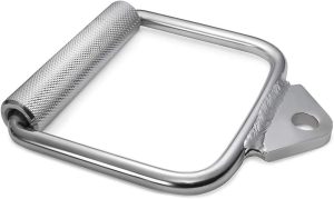 SKY LAND D Handle Lat Pull Bar for Cable Machine Attachment, Heavy Duty Chrome Tricep Pushdown & Row Handle for Gym, Home Workout, Strength Training, Bodybuilding, Cable Crossover & Weightlifting Equipment UAE