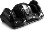 Foot Massager Machine | Shiatsu Foot & Calf Massager For Reflexology Kneading & Rolling with Remote Control | Promotes Blood Circulation & Relieves Foot Pain | EM-2158, Black