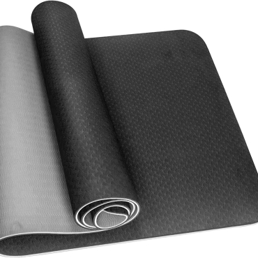 SKY LAND Yoga Mat Non Slip,6mm Yoga Mat-Ideal for HiiT, Pilates, Yoga, and Home Workouts-TPE Gym Exercise Mat Ideal for Various Fitness Routines (Red, 183 x 61cm)-EM-9304-GB