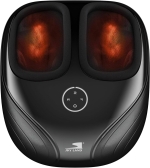 Shiatsu Foot Massager Machine with Heat, Electric Feet Massager for Pain Relief & Circulation, Deep Kneading, Air Compression, Relaxation for Home & Office, Fits Up to EU Size 45 EM-2195