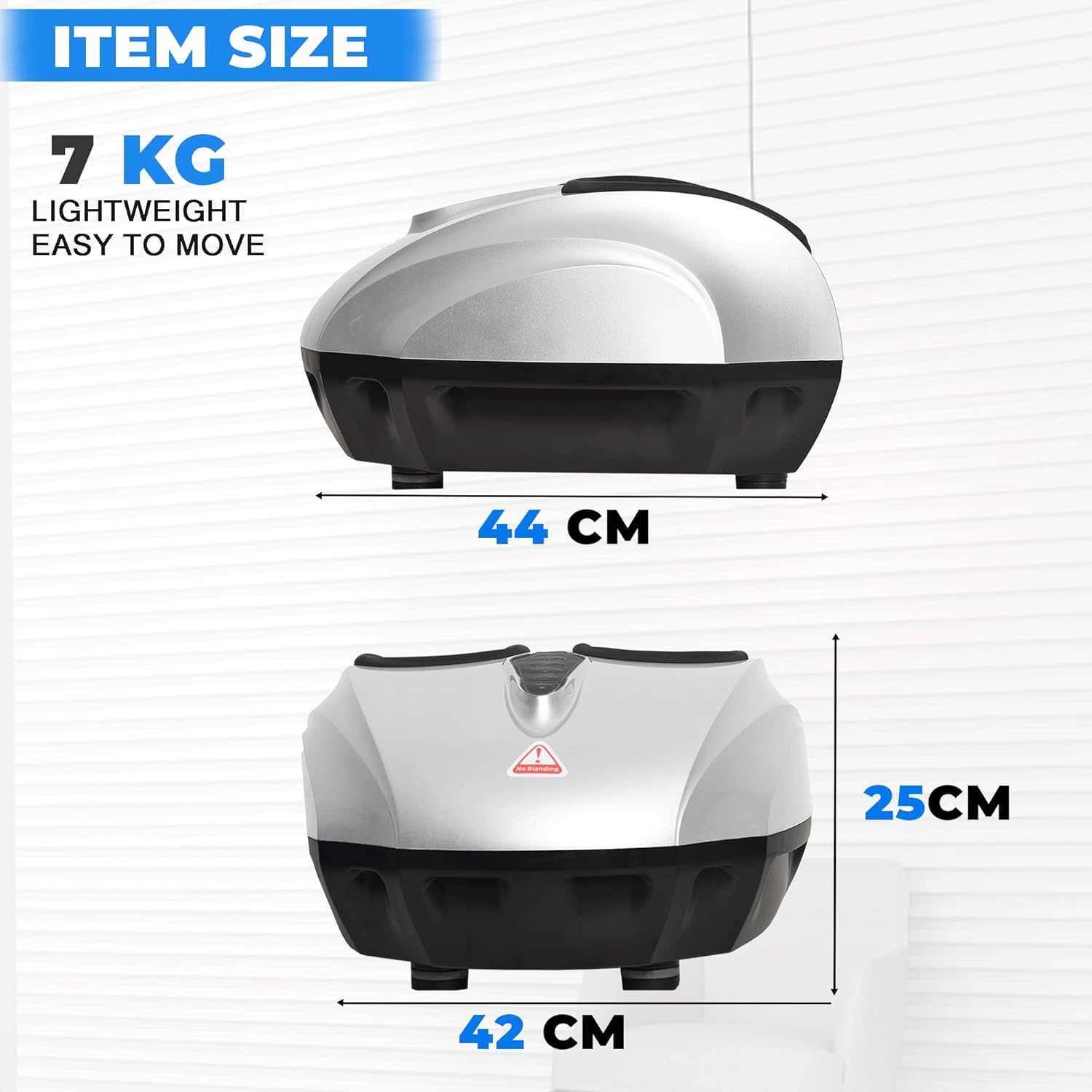 Foot Massager, Shiatsu Foot Massager with Heat Function, Kneading, Rolling and Air Compression, Relieves Pain from Plantar Fasciitis and Revives Tired Feet, EM-2190 - Image 6