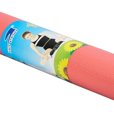 SKY LAND Yoga Mat Non Slip,3mm Yoga Mat-Ideal for HiiT, Pilates, Yoga, and Home Workouts-PVC Gym Exercise Mat Ideal for Various Fitness Routines (RoseRed, 173 x 61cm)-EM-9306-R