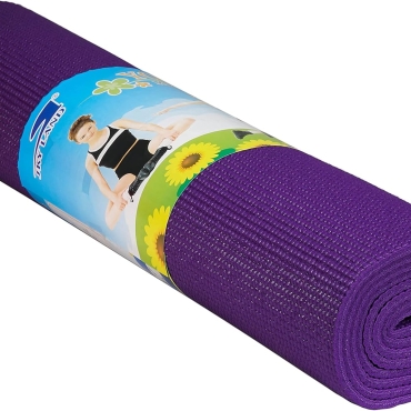 SKY LAND Non-Slip Yoga Mat 6mm, Extra Long 173x61cm PVC Exercise Mat for Yoga, Pilates, HIIT, Gym & Home Workouts, Durable, Lightweight & Comfortable  EM-9308-P (Purple)
