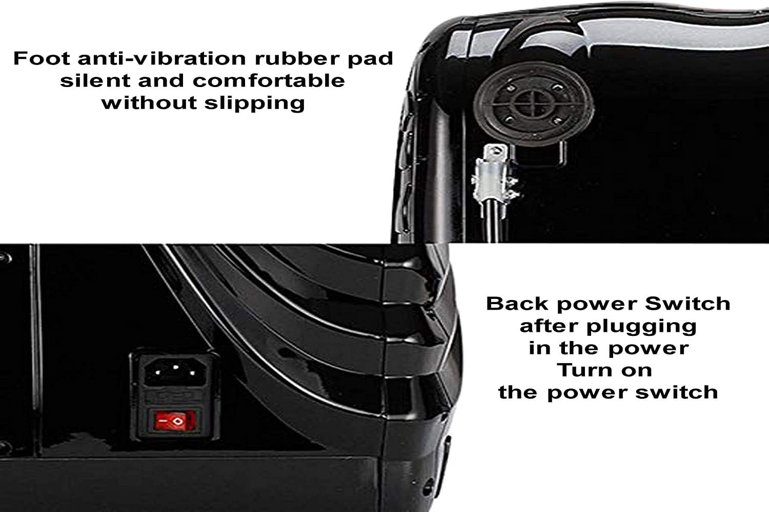 Kneading,Air Compression Rolling Vibration Warming Foot Massager And Calf Massager- EM-2134 - Image 10