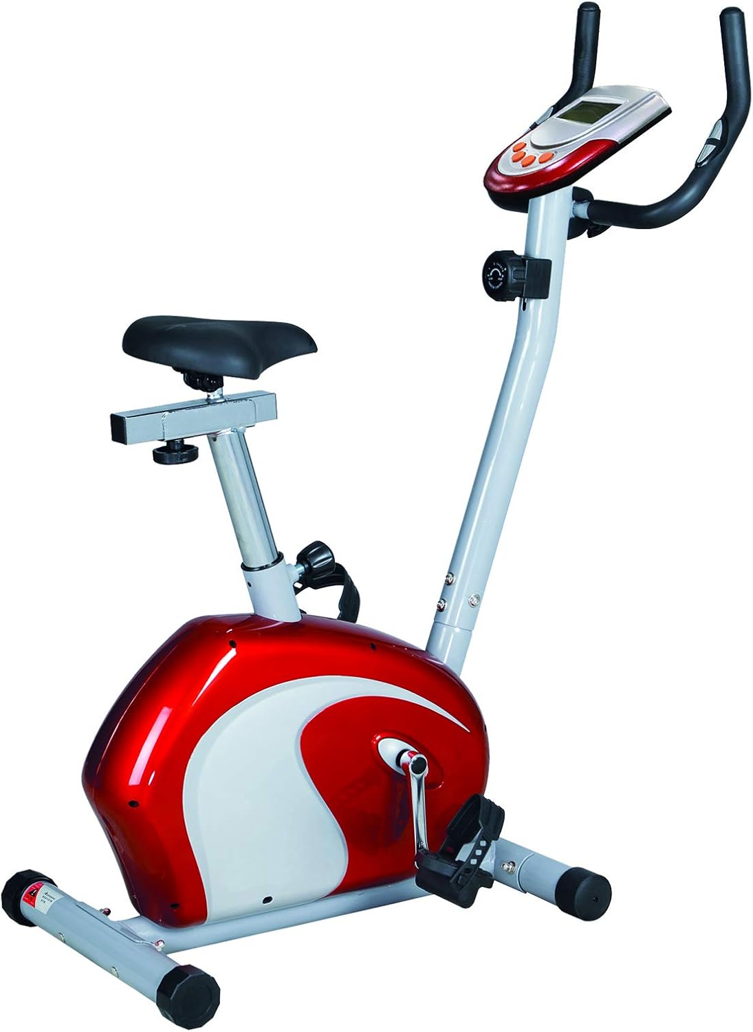 Magnetic Upright Exercise Bike for Home Gym ?C Adjustable Seat & Handlebar, Digital Display, 8 Resistance Levels, Silent Indoor Cycling Bike for Full-Body Cardio & Strength Training (EM-1531) - Image 10