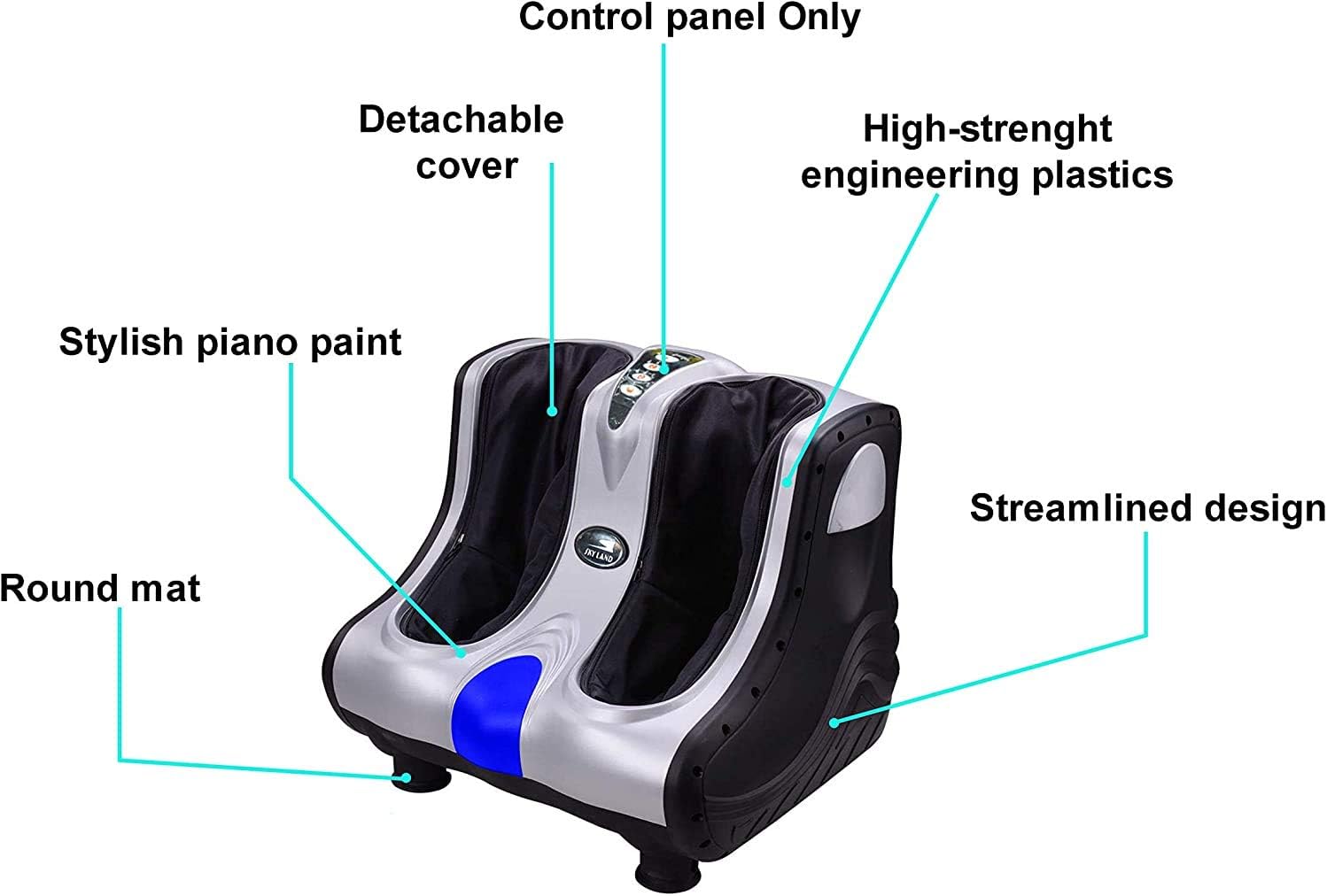Kneading,Air Compression Rolling Vibration Warming Foot Massager And Calf Massager- EM-2134 - Image 3