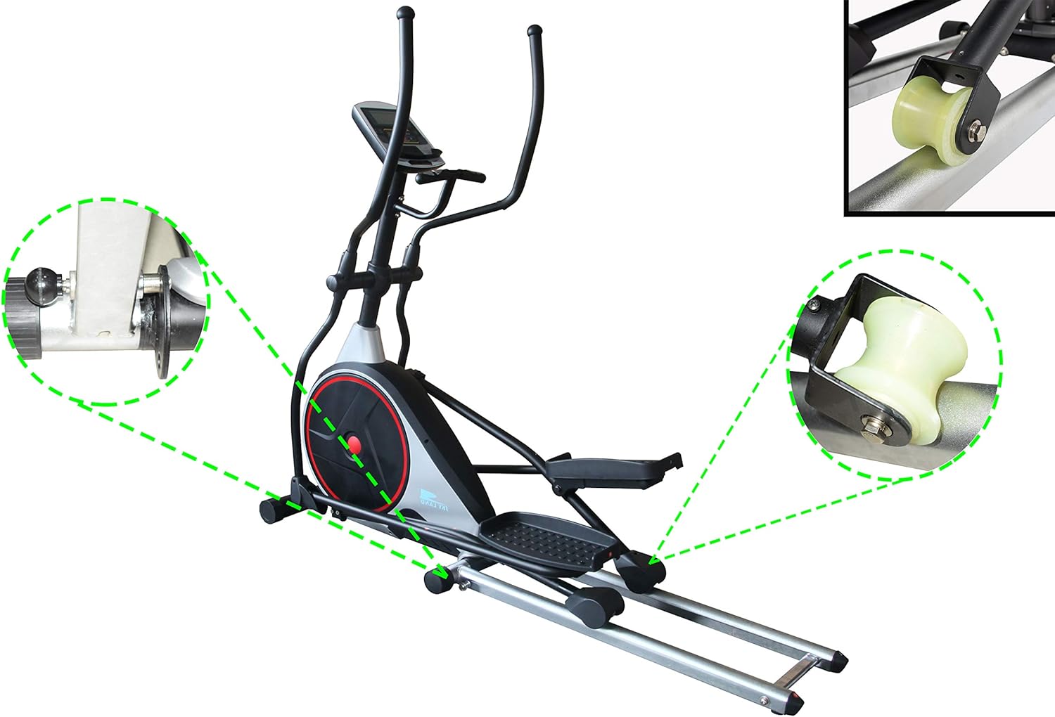 Cross Trainer Machine ?C Heavy Duty Indoor Elliptical Bike, Magnetic Resistance, Stepper, Space Walker, Full-Body Cardio Workout, Exercise Machine for Home Gym - Image 5