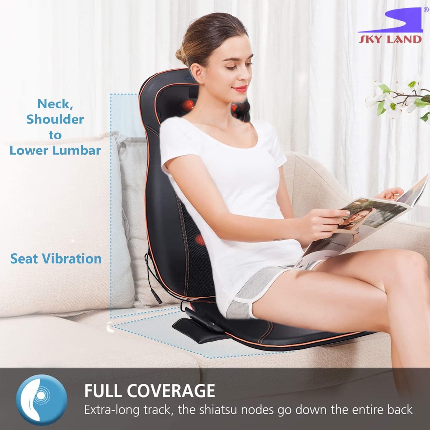 Rolling Body Massager For Multi Usage - EM-5210, Black - Image 4