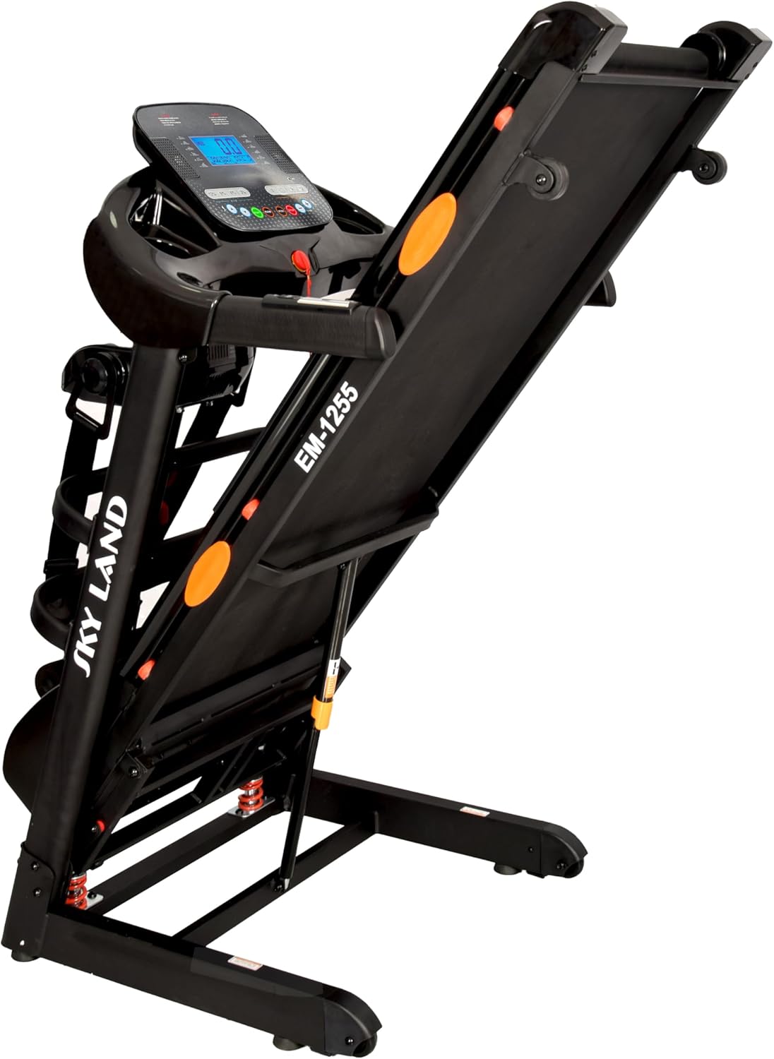 Treadmill 5HP Peak Motor Running Machine with Auto Incline, Foldable Treadmill for Home Gym, Bluetooth FitShow App, Massager & Dumbbells, 16 km/h Speed, 120kg Capacity EM-1255 - Image 4