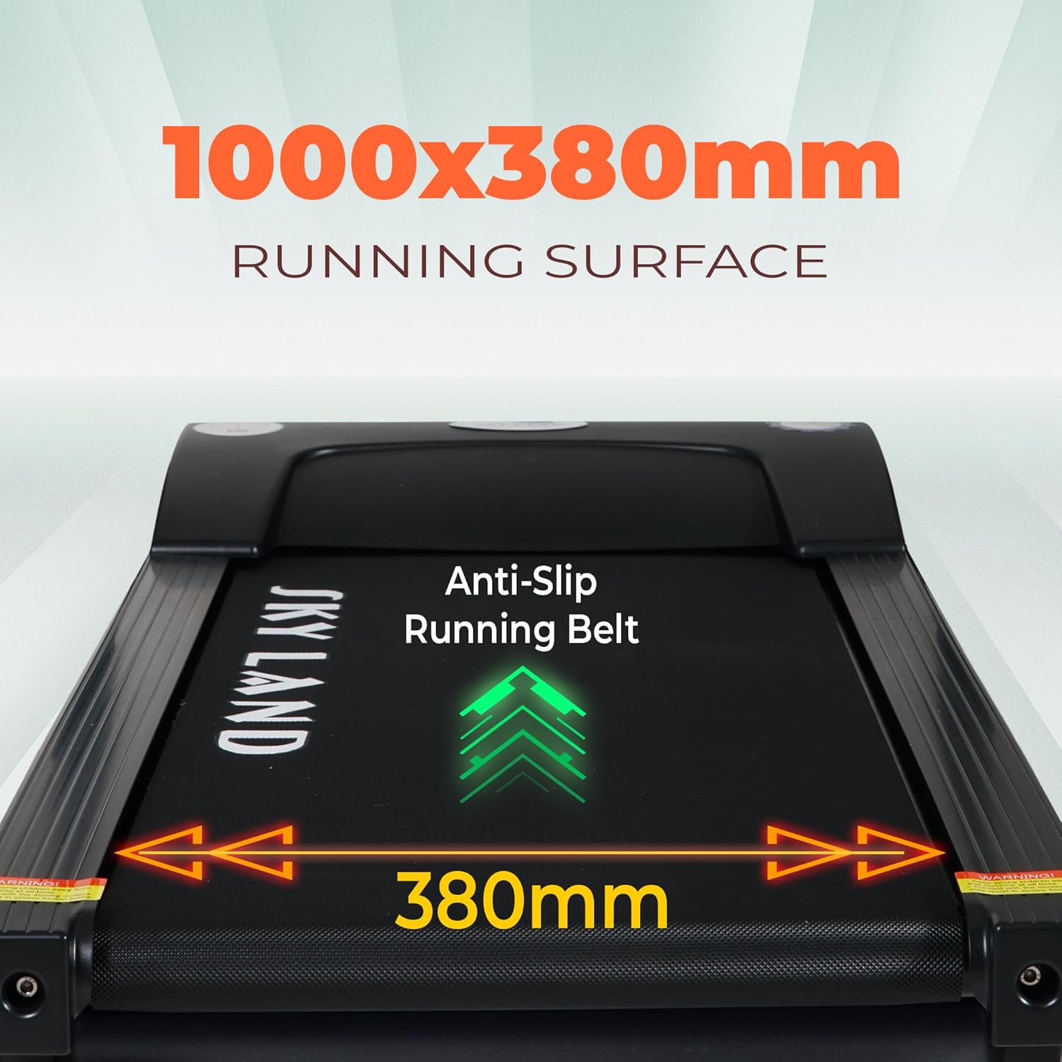 Motorized Treadmill | 3 HP Peak Foldable Running Machine for Home Use | Hydraulic Soft-Drop System, LCD Display, Pulse Sensor, Preset Programs, Compact Design EM-1259 - Image 2