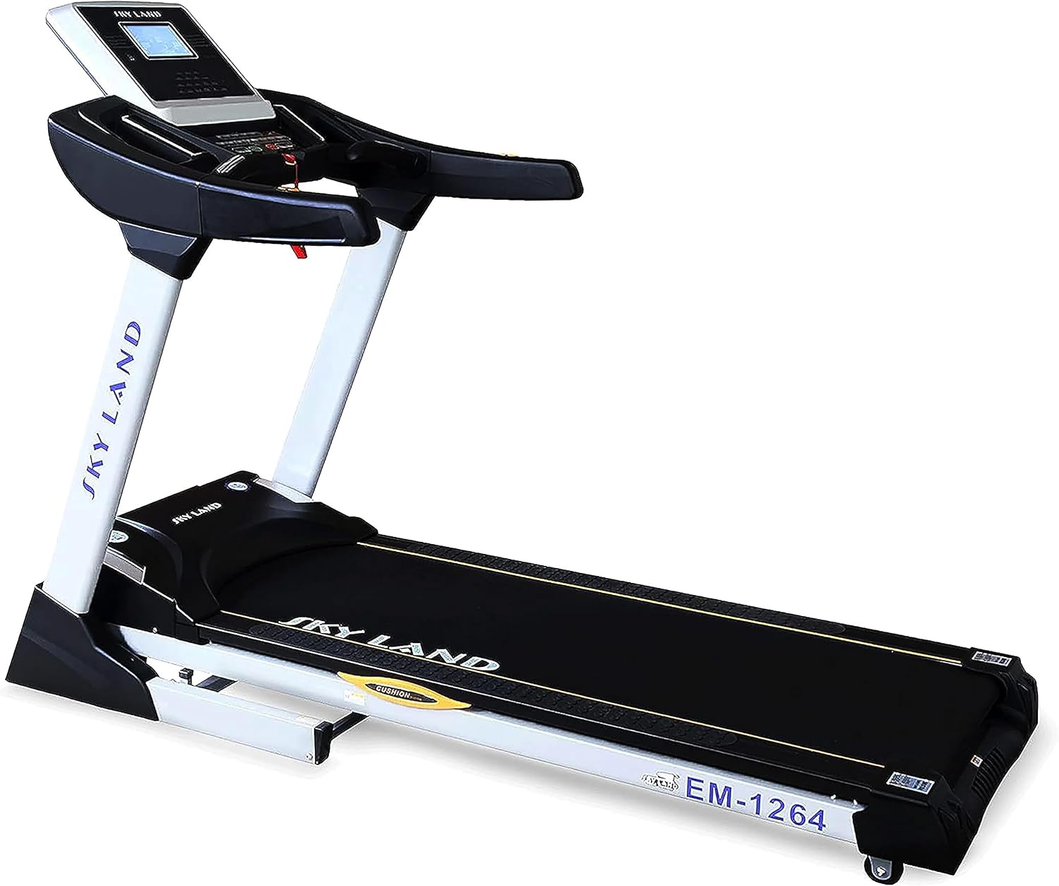 Fitness Treadmill With Powerful (9 HP PEAK DC MOTOR) Bluetooth , Auto Incline 15%,Cardio Fitness for Home, 3-YEAR MOTOR WARRANTY & LIFETIME FRAME WARRANTY EM-1264