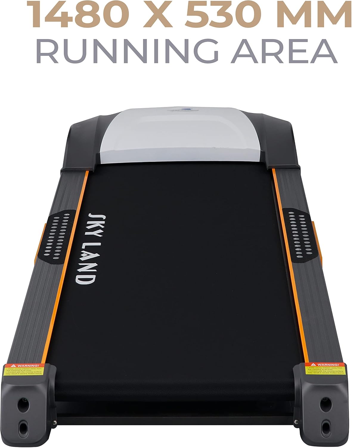 7 HP Peak Treadmill for Home Gym | Foldable Running Machine with 20-Level Auto Incline, Bluetooth Speaker, Built-In Fan, USB & SD Slot | Heavy-Duty 150 KG Capacity EM-1273 - Image 4
