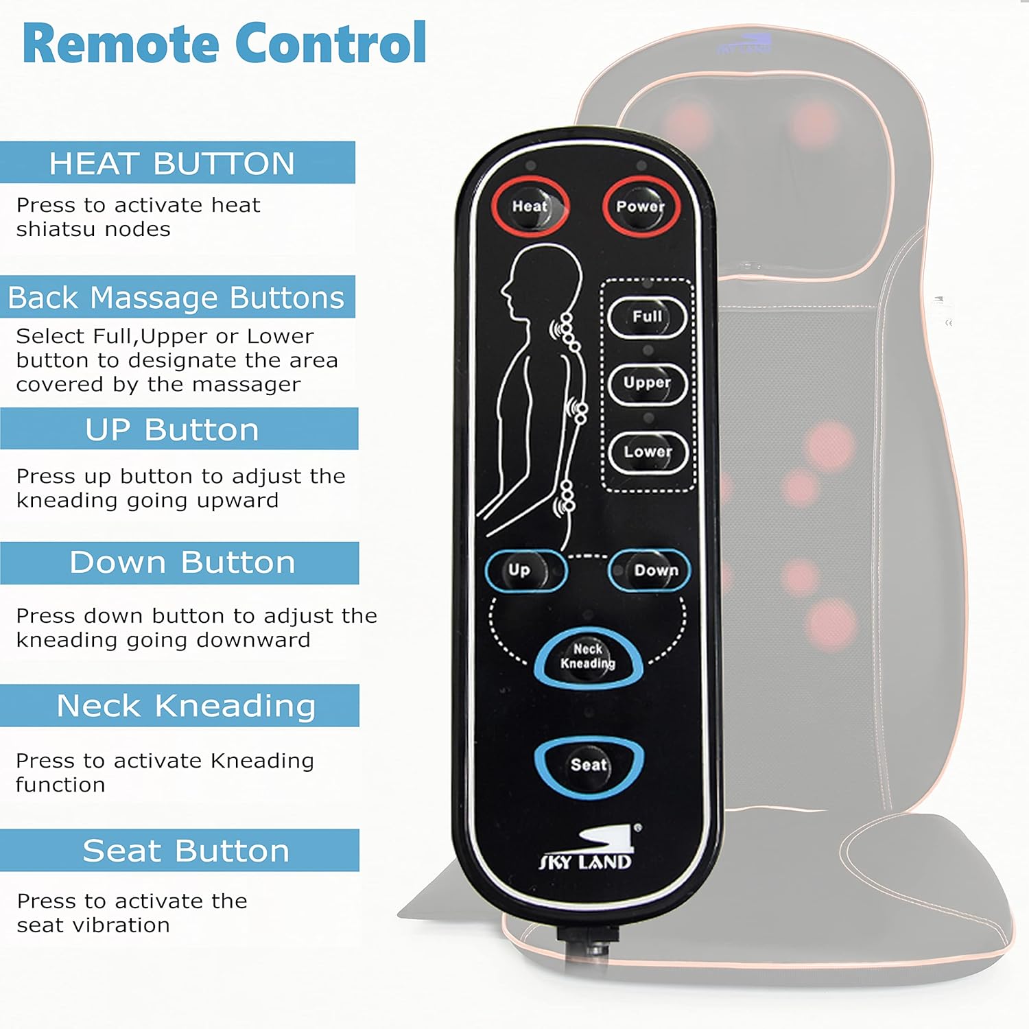 Rolling Body Massager For Multi Usage - EM-5210, Black - Image 5