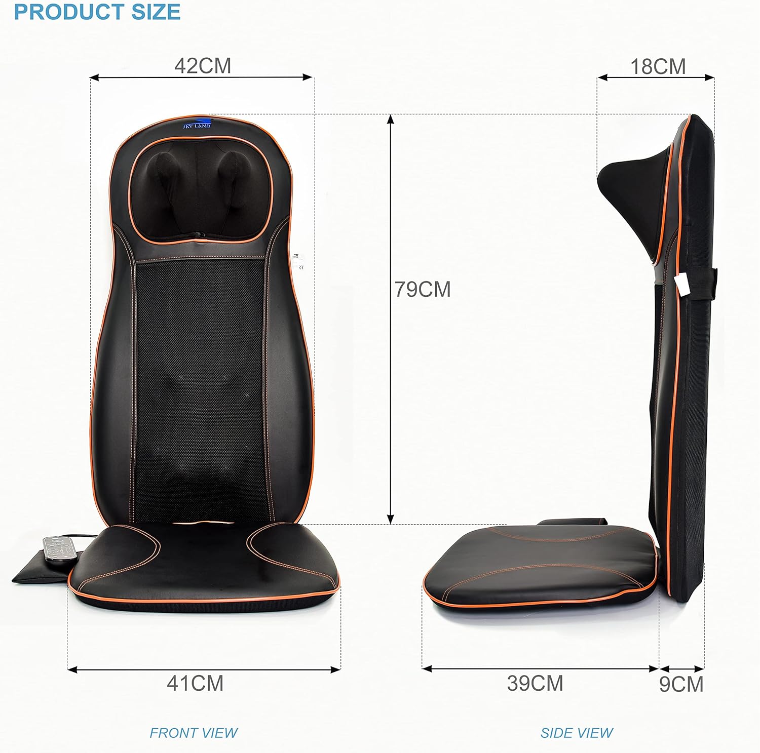 Rolling Body Massager For Multi Usage - EM-5210, Black - Image 7