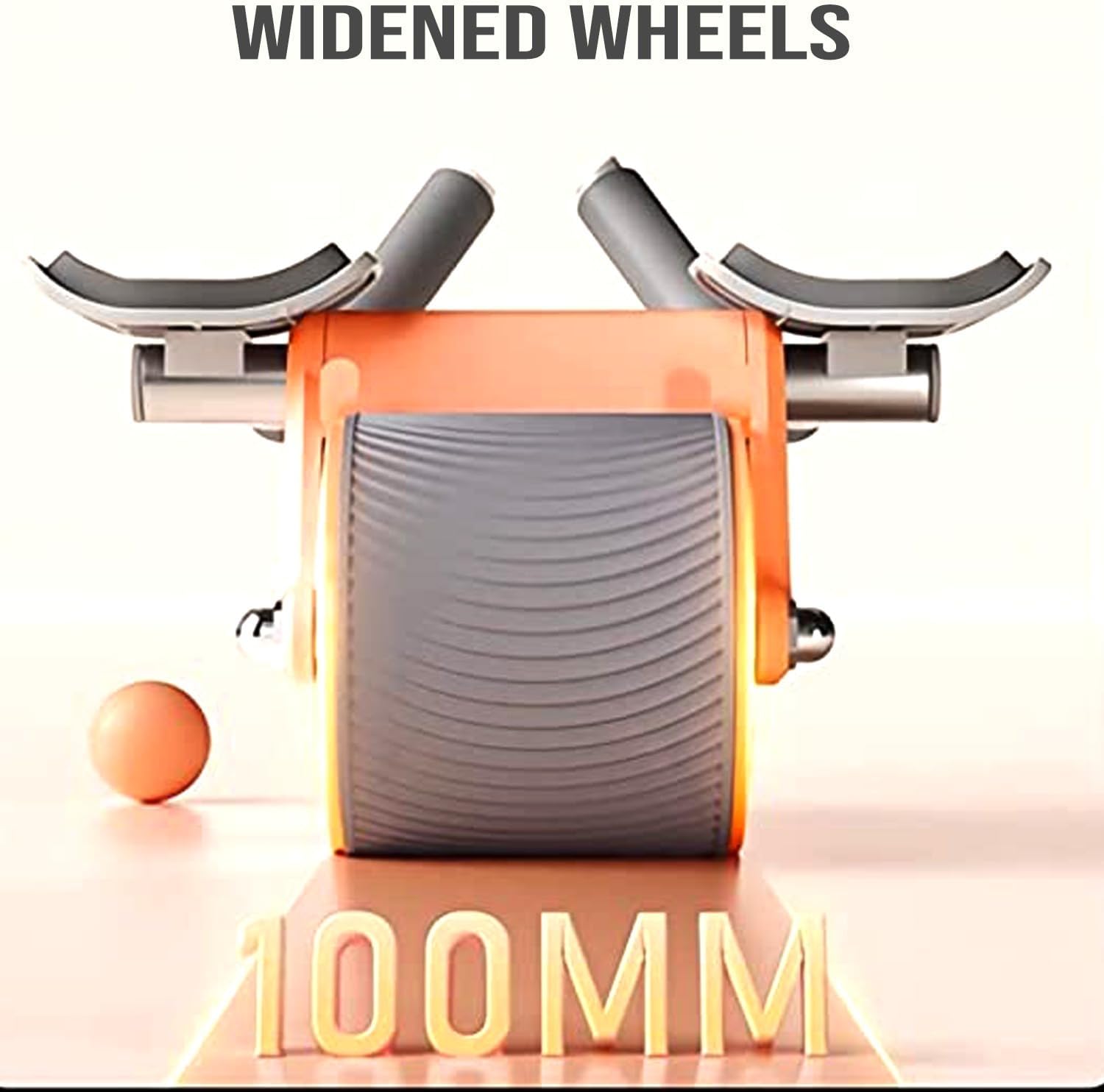 SKY LAND Ab Roller Wheel with Automatic Rebound & Elbow Support, Double Wheel Core Strength Trainer, Abdominal Workout Equipment for Home Fitness, Fat Burning & Core Training EM-9362 - Image 7
